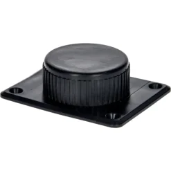 Duraline meubelglijder verstelbaar zwart 8x6,5x2,5cm