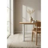 Duraline meubelpoot rond staal 3x70cm wit