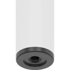 Duraline meubelpoot rond staal 3x40cm wit
