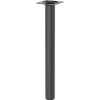 Duraline meubelpoot rond staal 3x30cm zwart