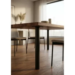 Duraline meubelpoot rond staal 3x30cm zwart