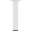 Duraline meubelpoot vierkant staal 2,5x2,5x15cm wit