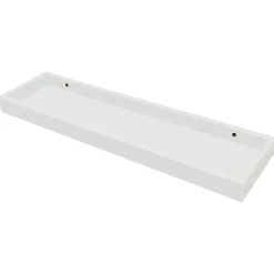 Duraline moderne verdiepte wandplank wit 9003 60x4x15cm