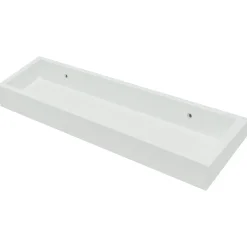 Duraline moderne wandplank wit 9003 40x4x15cm