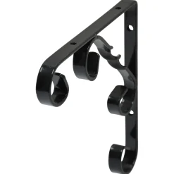 Duraline plankdrager Ornament zwart 15x15cm