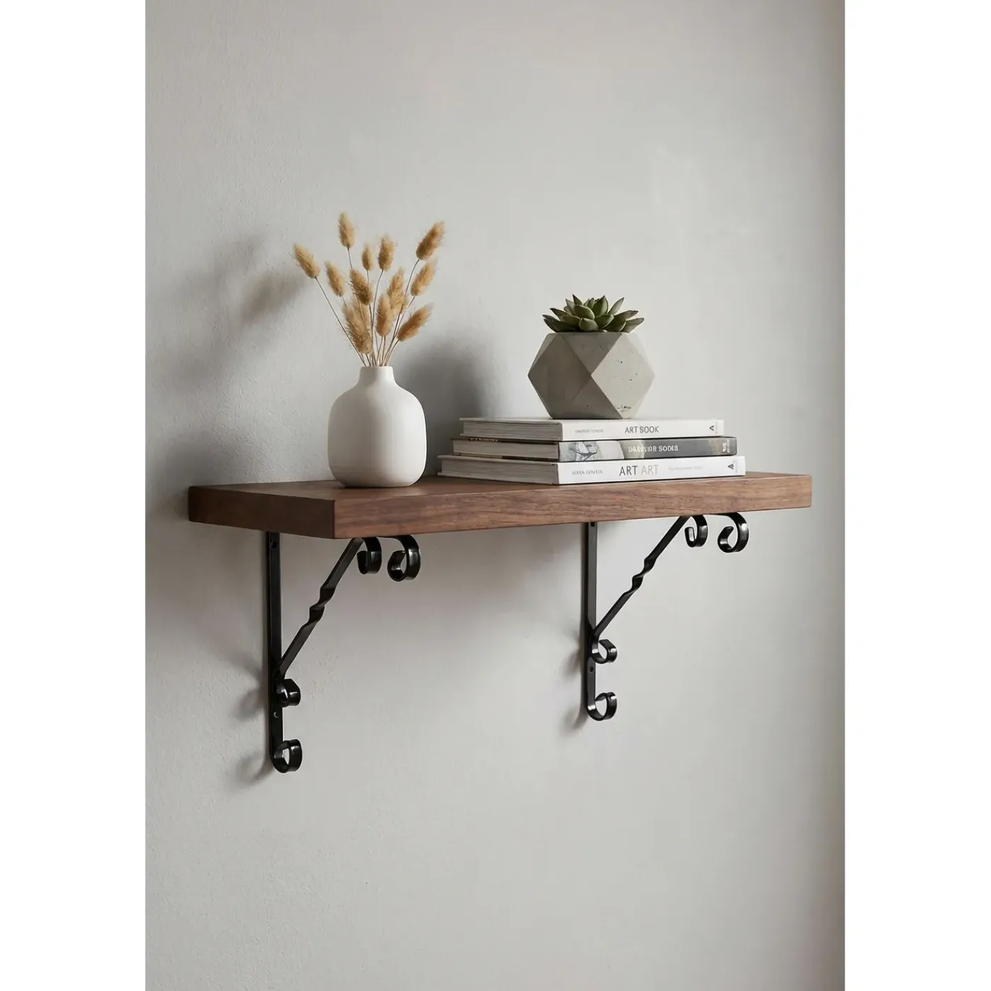 Duraline plankdrager Ornament zwart 20x20cm