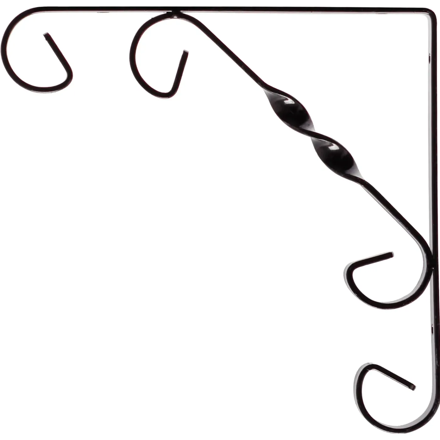 Duraline plankdrager Ornament zwart 20x20cm