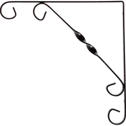 Duraline plankdrager Ornament zwart 25x25cm