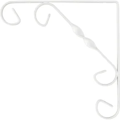 Duraline plankdrager Ornament wit 20x20cm