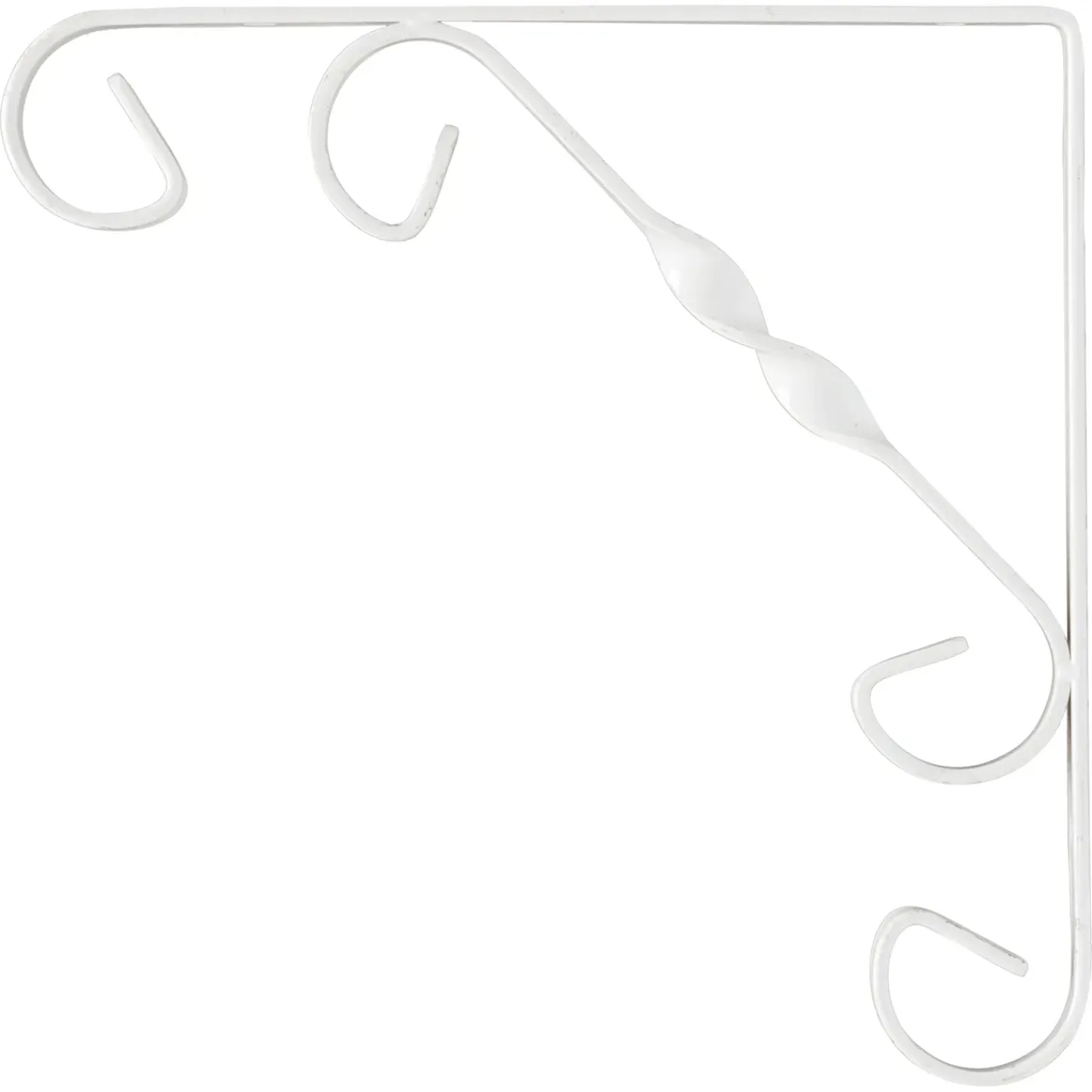 Duraline plankdrager Ornament wit 20x20cm