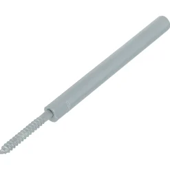 Duraline wandplankdrager pin mat zilver 1,2x12,5cm - 2 stuks