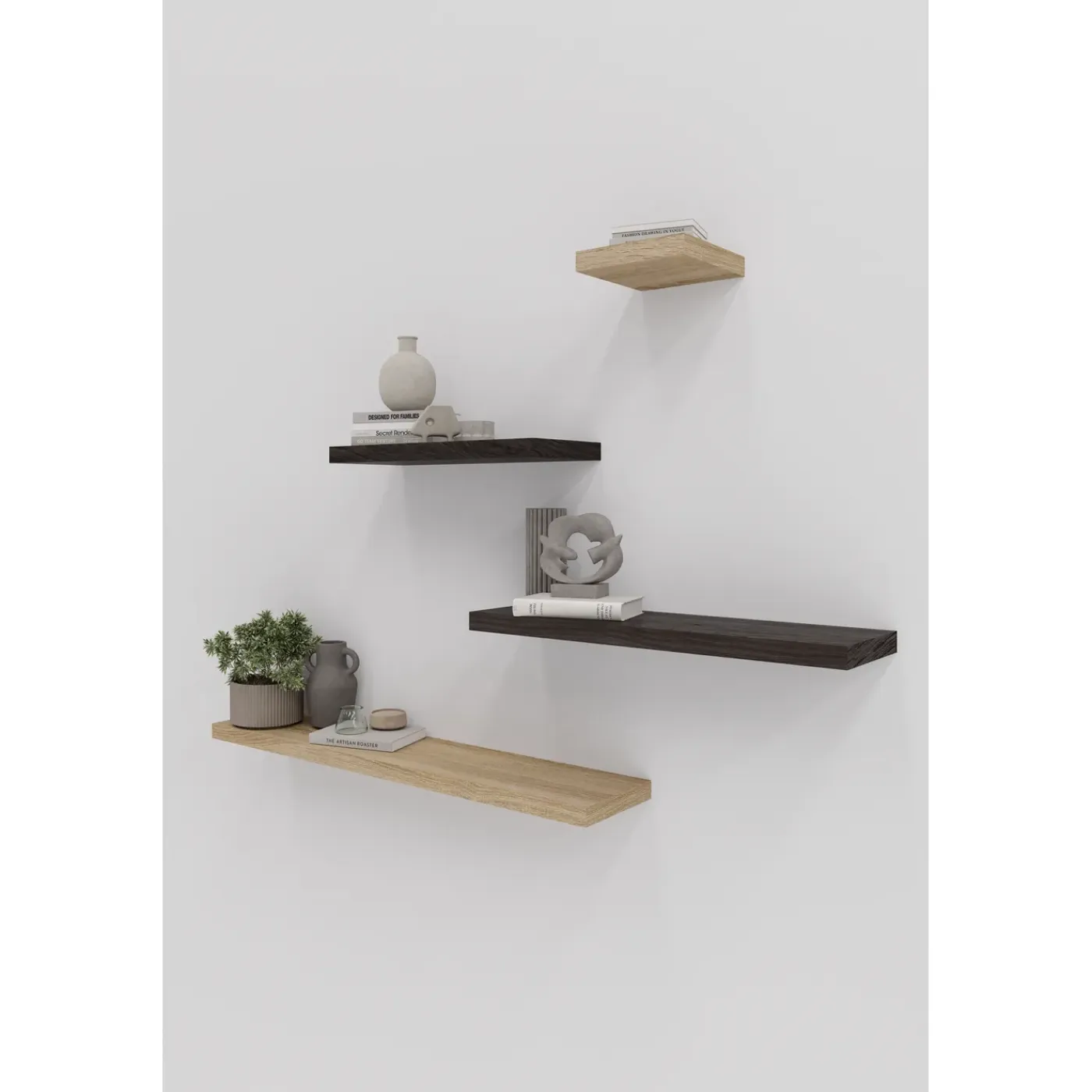 Duraline wandplank XL4 Sanoma eiken 38mm 60x23,5cm