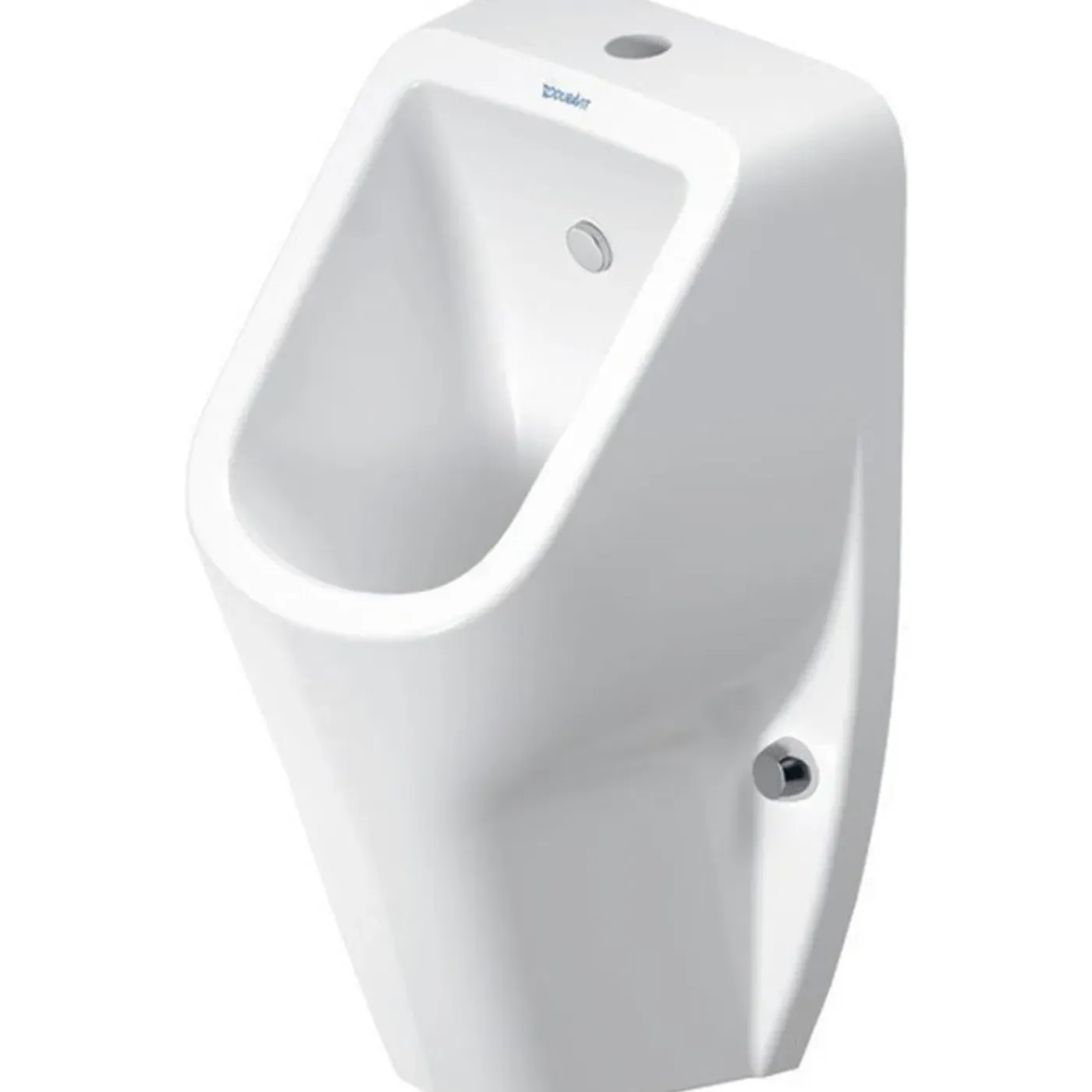 Duravit D-code Urinoir - Met Boveninlaat - Met Bevestiging - Zonder Spoelrand - Met Sproeikop En