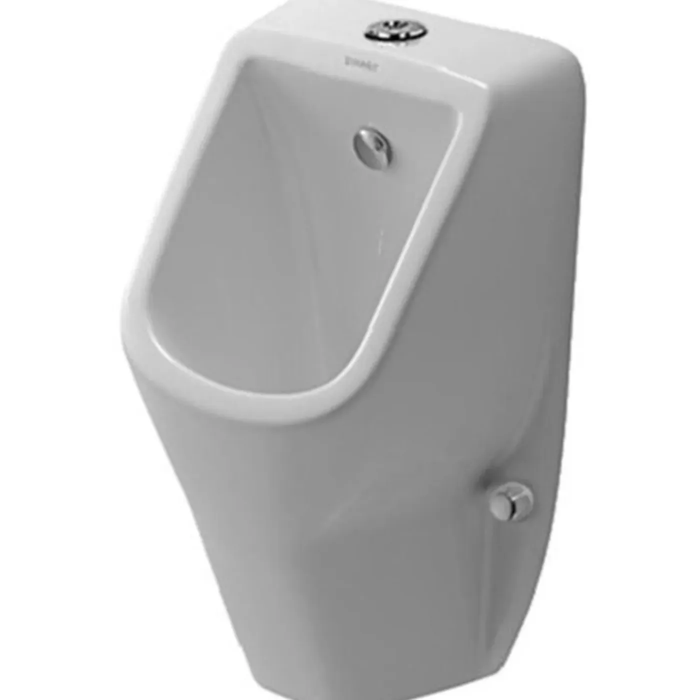 Duravit D-code Urinoir - Met Boveninlaat - Met Bevestiging - Zonder Spoelrand - Met Sproeikop En