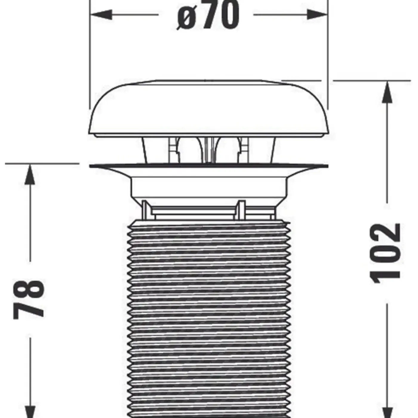 Duravit Durastyle Urinoir Geurafsluiter - Met Geursteen