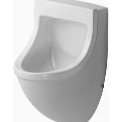 Duravit Starck 3 Urinoir Afzuigend - Met Achterinlaat - Met Bevestiging - Wit