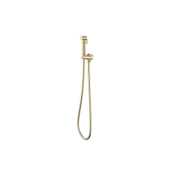 Dutchline Bidet Handdoucheset Met Knijphendel - Geborsteld Messing Goud