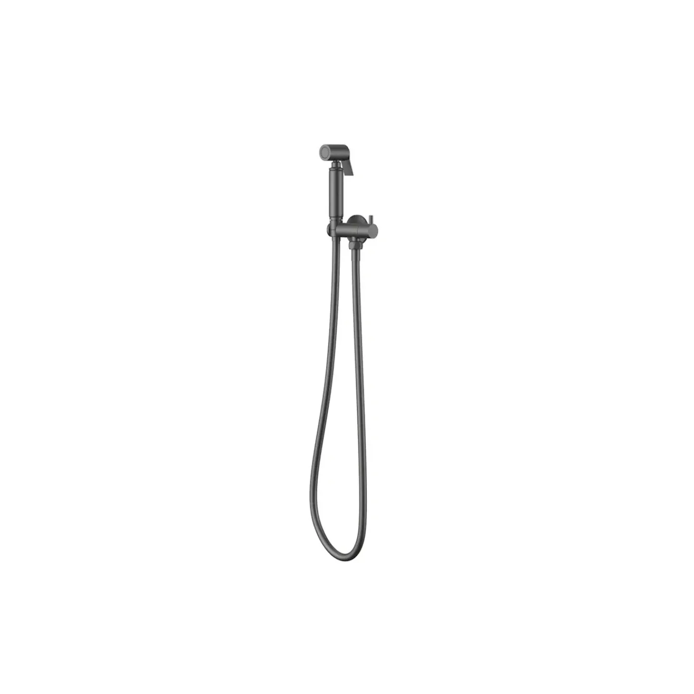 DutchLine Bidet Handdoucheset - Knijphendel En Slang - Gunmetal