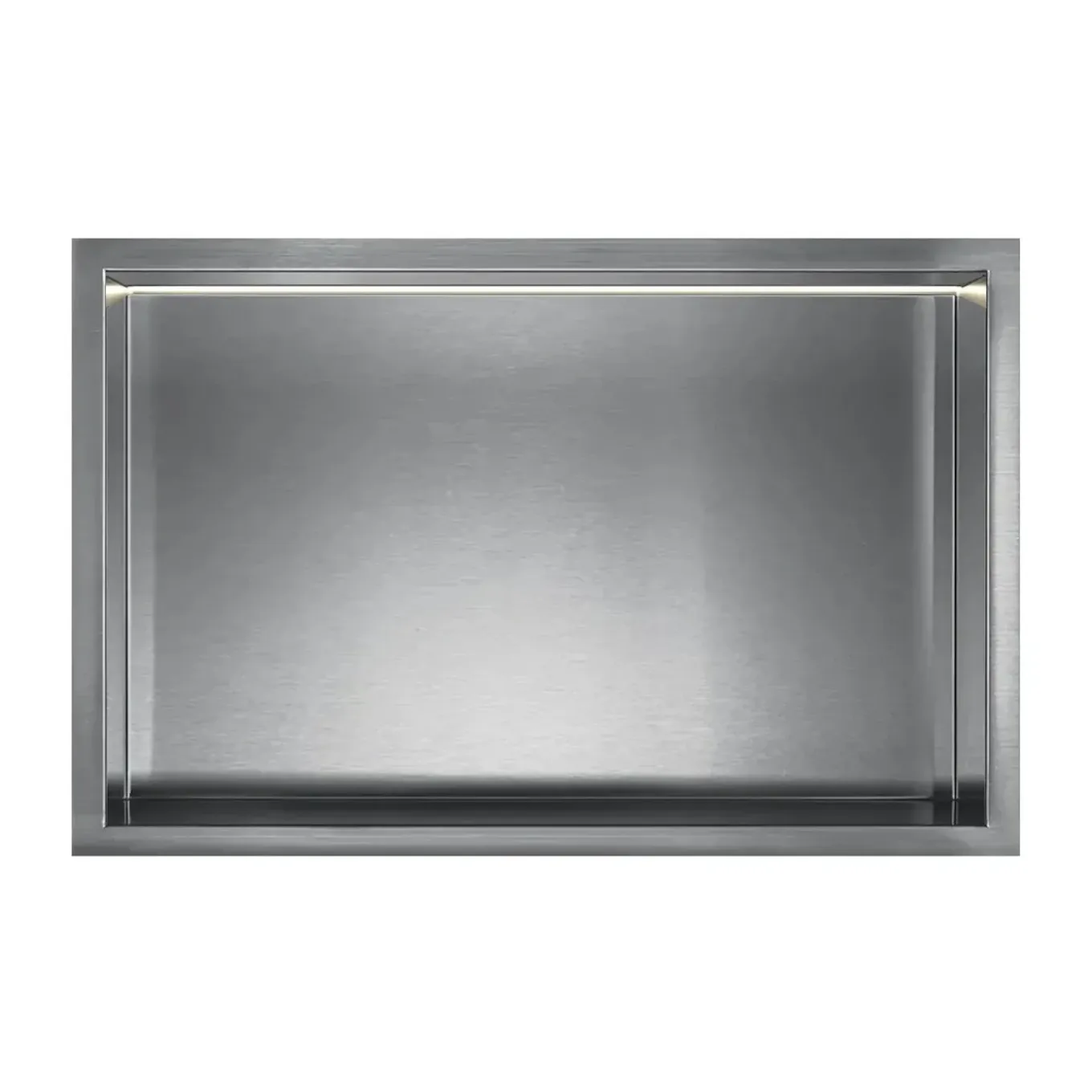 Dutchline Inbouwnis Met Ledstrip - 300x600 Mm - Gunmetal