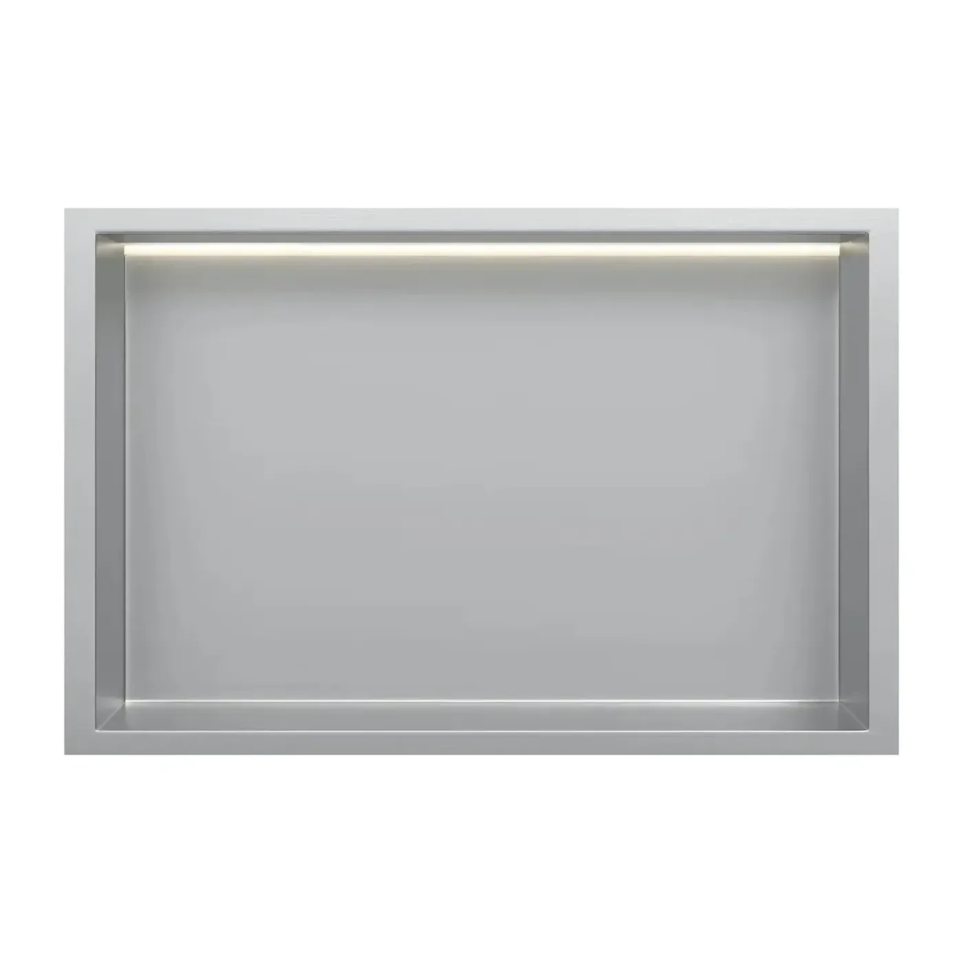 DutchLine Inbouwnis Met Ledstrip - 300x600 Mm - Rvs