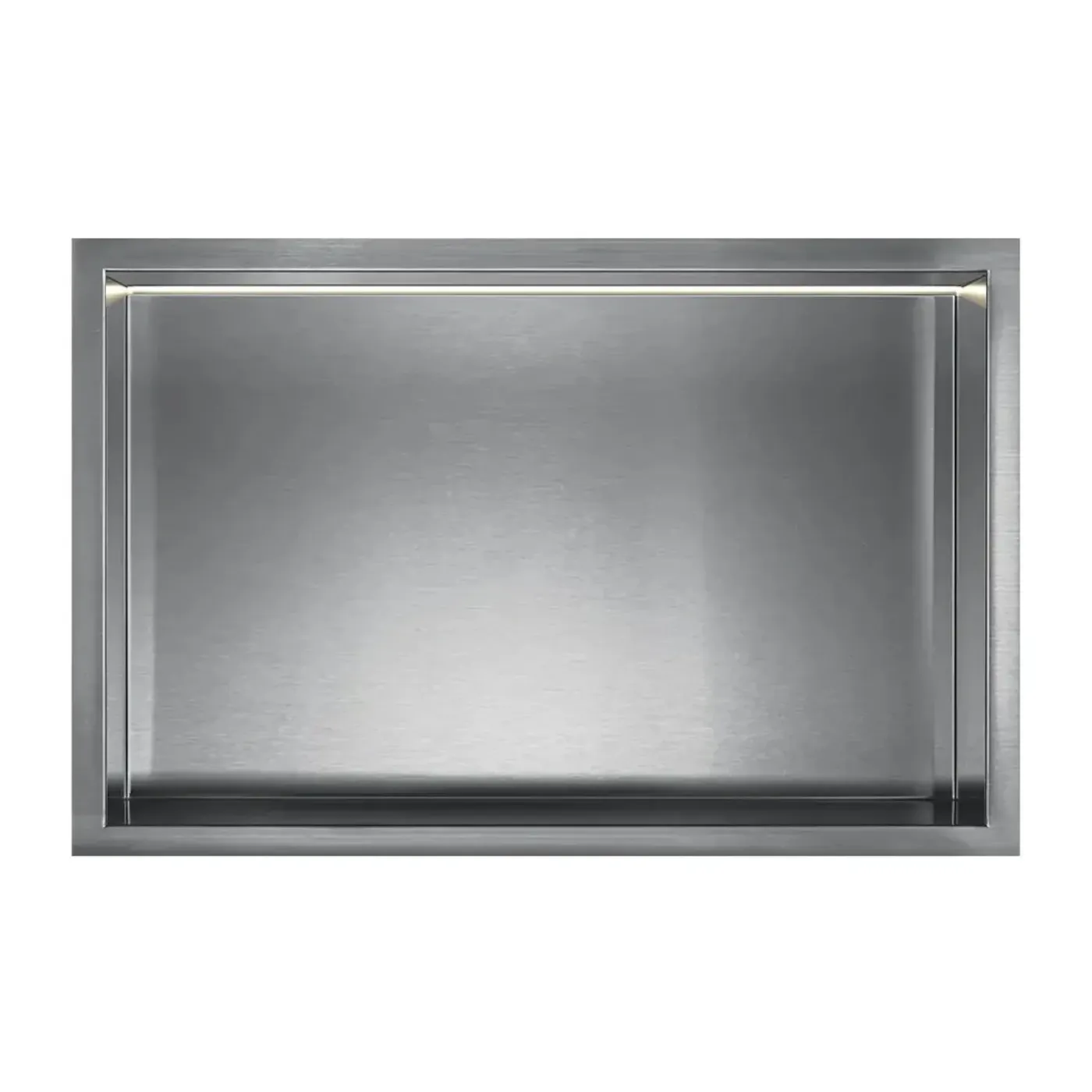 DutchLine Inbouwnis Met Ledstrip - 300x300 Mm - Gunmetal