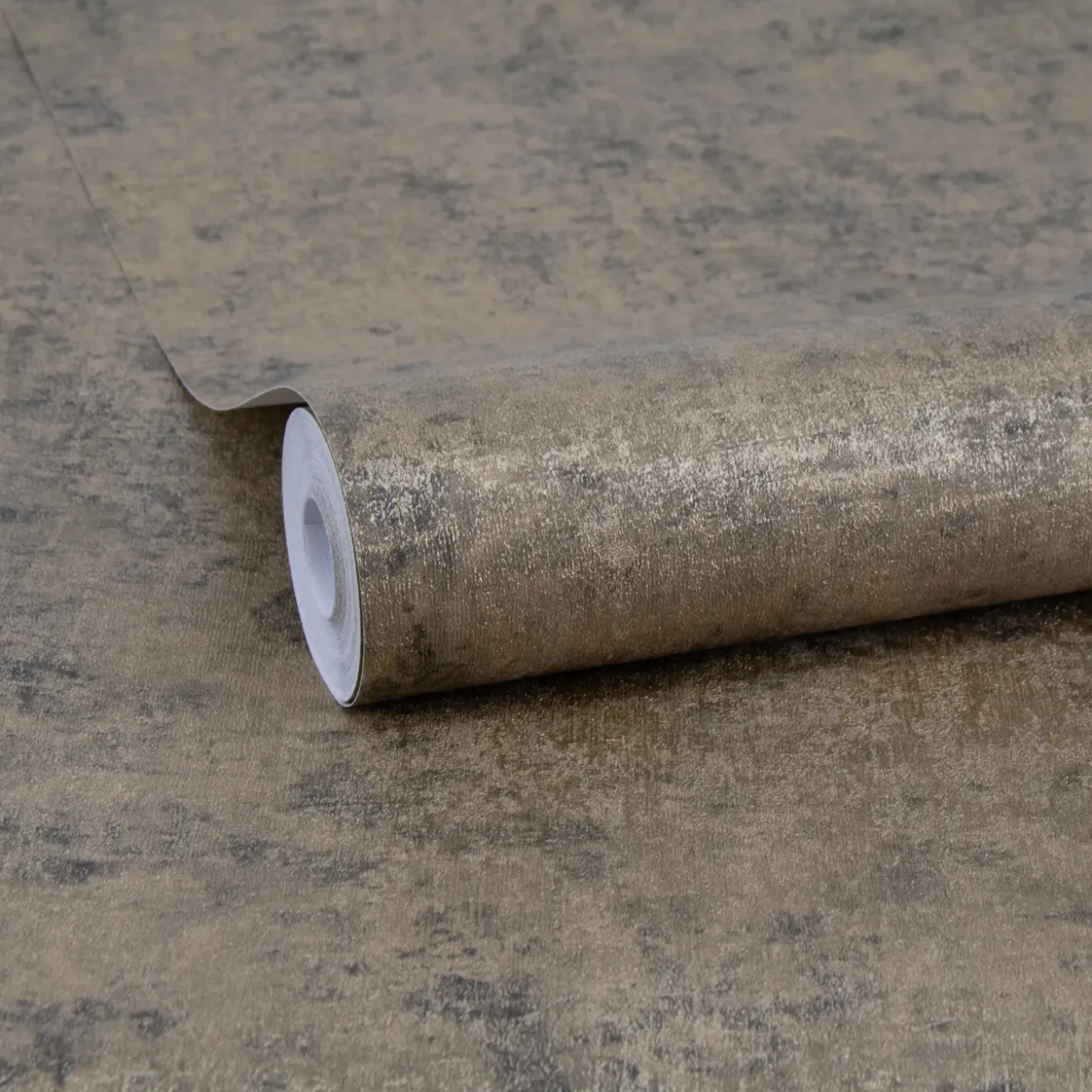 Easy Décor Vliesbehang Beton Metallic - Brons - 10,05m x 52cm