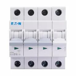 Eaton Installatieautomaat B Karakteristiek 16a 4p 3 Beveiligd Incl Nul - 242992