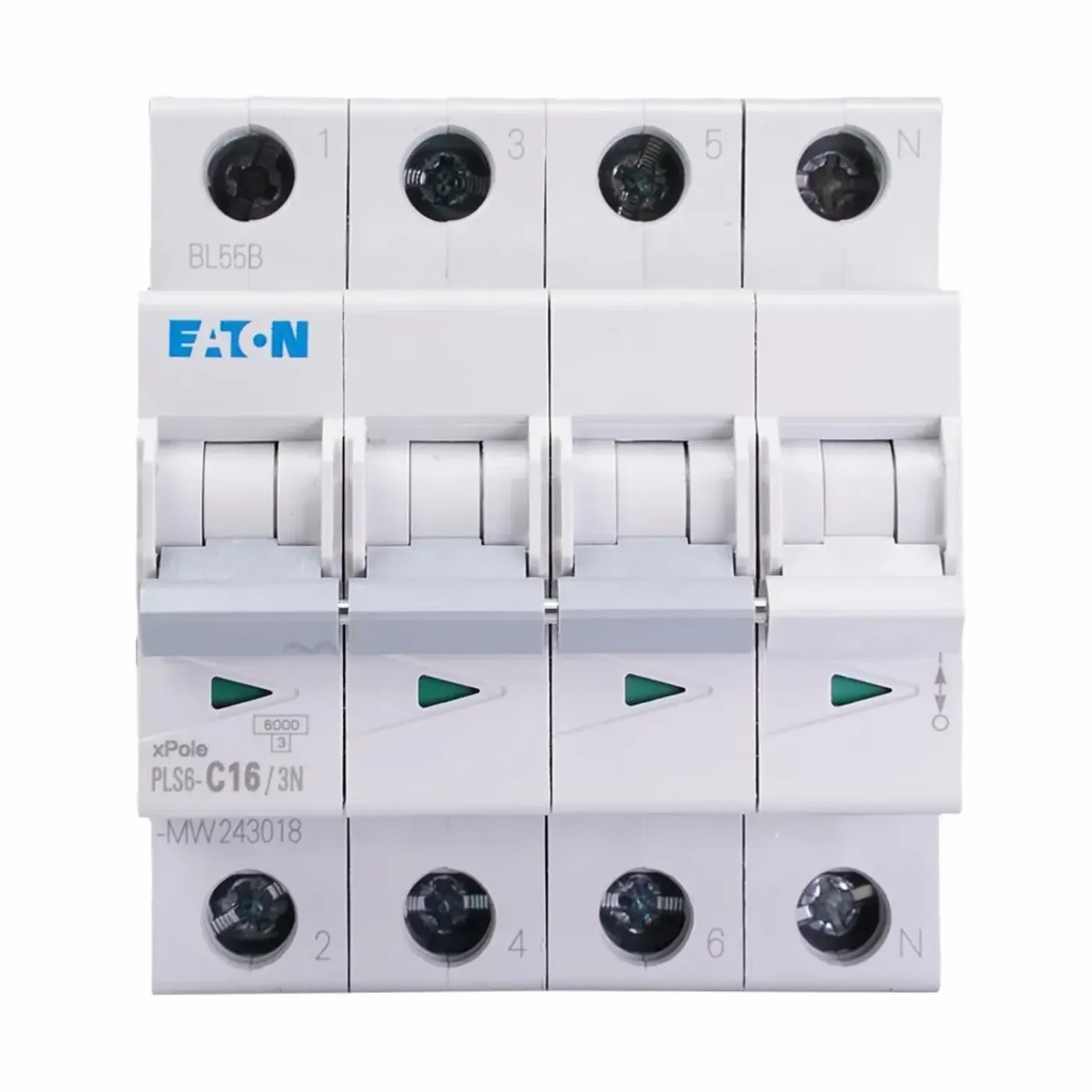 Eaton Installatieautomaat C Karakteristiek 16a 4p 3 Beveiligd Incl Nul - 243018