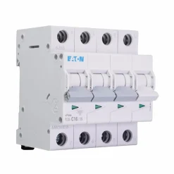 Eaton Installatieautomaat C Karakteristiek 16a 4p 3 Beveiligd Incl Nul - 243018