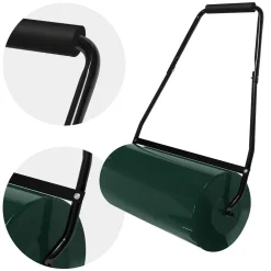 Ecd Germany Grasrol Tuinroller Vulbaar 50 L Groen Staal 59,5 Cm Breed Handrol Voor Gazon