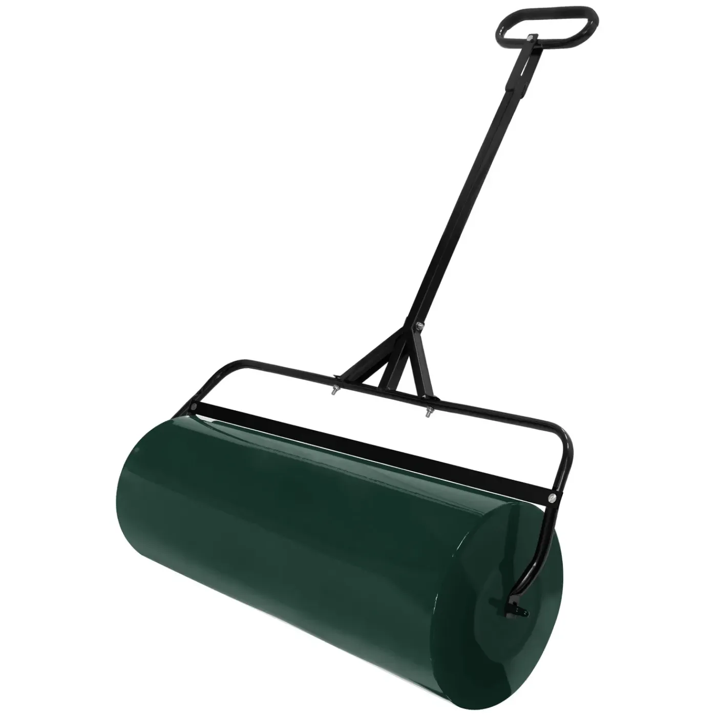 ECD Germany Grasrol Tuinroller Vulbaar 63 L Groen Staal 90 Cm Breed Handrol Voor Gazon