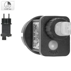 Ecd Germany Kerstdecoratie Led Kerststrik Met Timer Ip44 Spatwaterdicht 720 Led 48 X 46 Cm