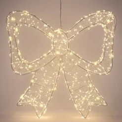 Ecd Germany Kerstdecoratie Led Kerststrik Met Timer Ip44 Spatwaterdicht 720 Led 48 X 46 Cm