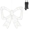 ECD Germany Kerstdecoratie Led Kerststrik Met Timer Ip44 Spatwaterdicht 500 Led 37 X 33 Cm