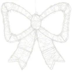 ECD Germany Kerstdecoratie Led Kerststrik Met Timer Ip44 Spatwaterdicht 500 Led 37 X 33 Cm