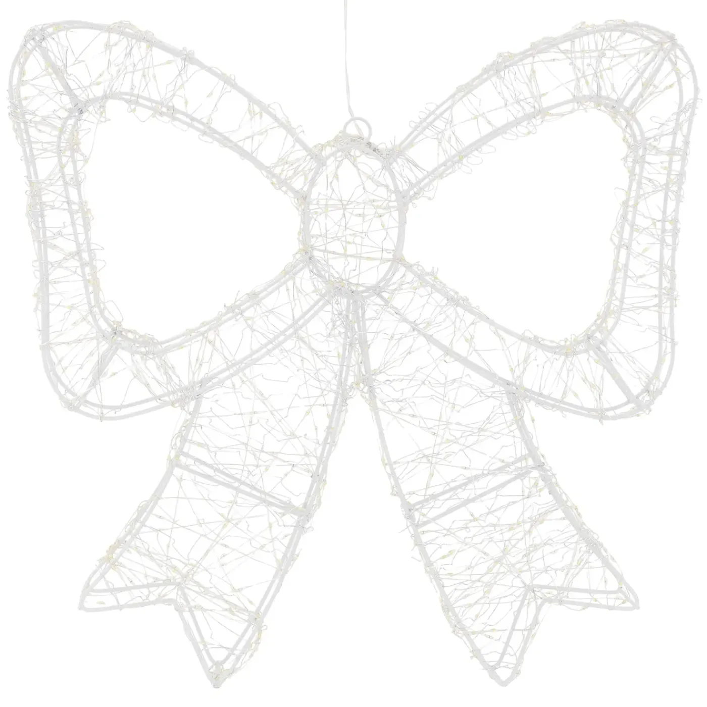 ECD Germany Kerstdecoratie Led Kerststrik Met Timer Ip44 Spatwaterdicht 500 Led 37 X 33 Cm