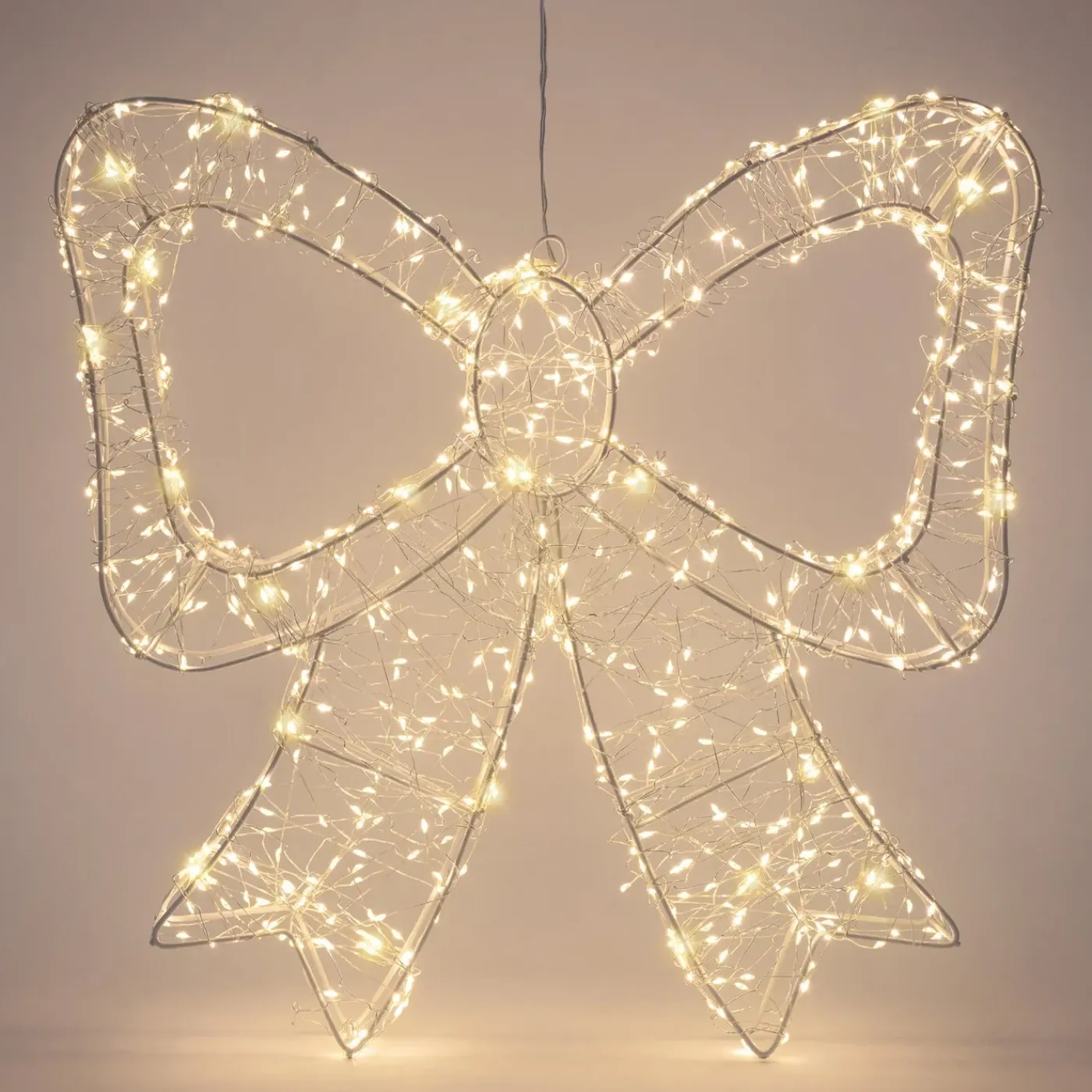 ECD Germany Kerstdecoratie Led Kerststrik Met Timer Ip44 Spatwaterdicht 500 Led 37 X 33 Cm