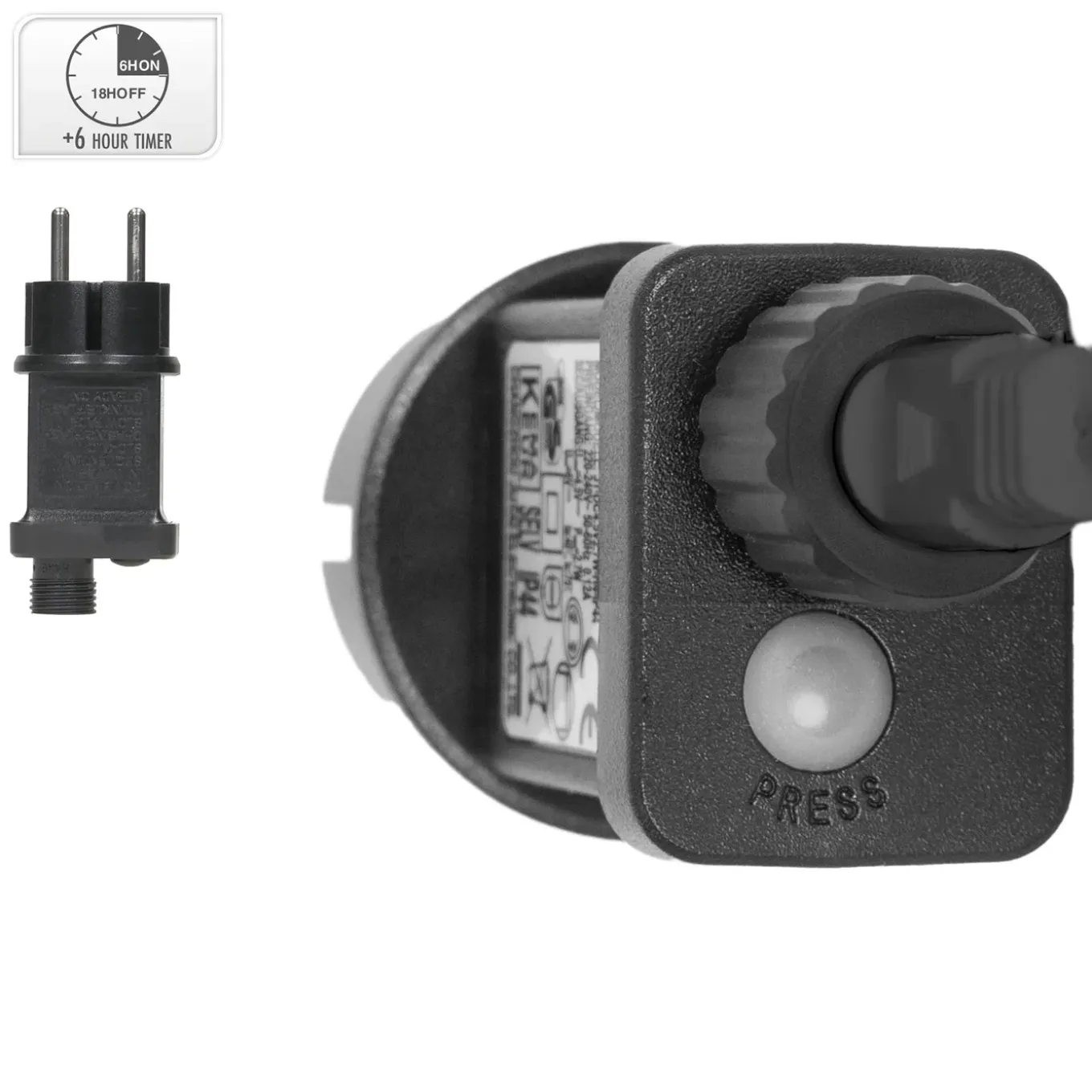 Ecd Germany Kerstlichtkrans Ø 50 Cm 720 Micro-leds Warm Wit Licht Ip44 Timer