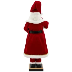Ecd Germany Kerstman 120cm Led Licht Beweging Geluid Muziek Lantaarn Teddybeer Binnenshuis