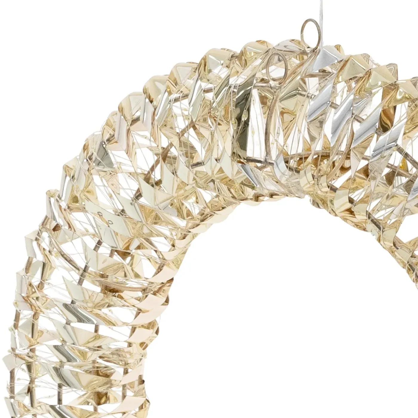 ECD Germany LED kerstkrans Ø58cm met 960 warm witte micro LED's &timer, IP44