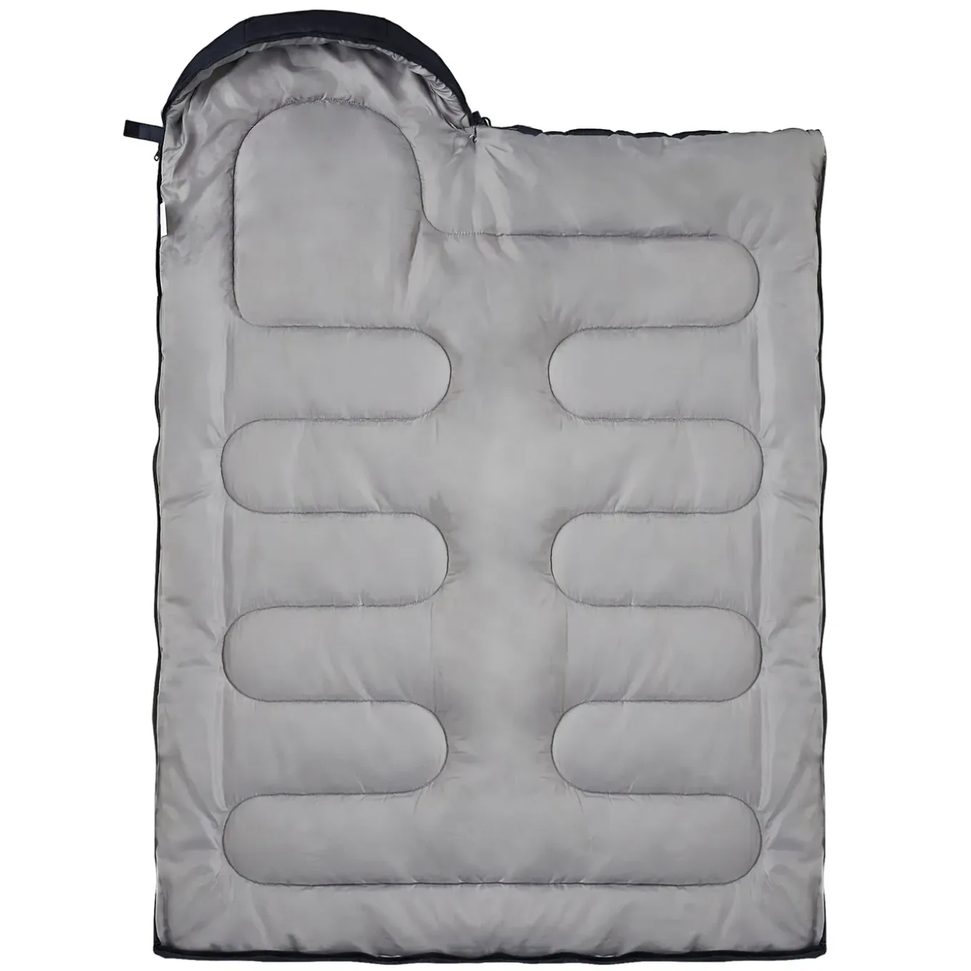 Ecd Germany Slaapzak Outdoor Donkerblauw 210 Cm 3-seizoenen Compacte Kampeerdeken Warm