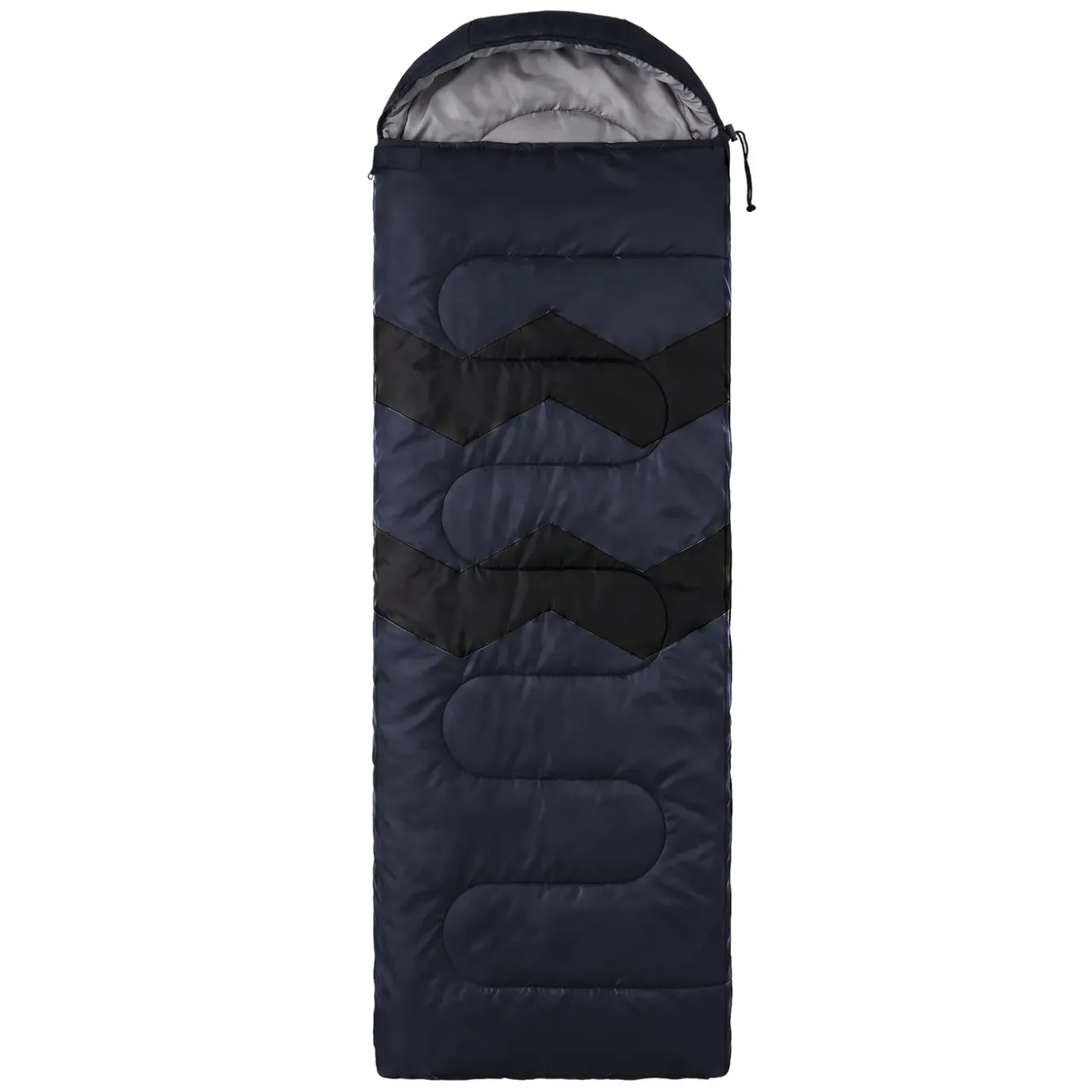 Ecd Germany Slaapzak Outdoor Donkerblauw 210 Cm 3-seizoenen Compacte Kampeerdeken Warm