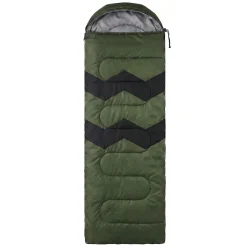 ECD Germany Slaapzak Outdoor Khaki 210 Cm 3-seizoenen Compacte Kampeerdeken Warm