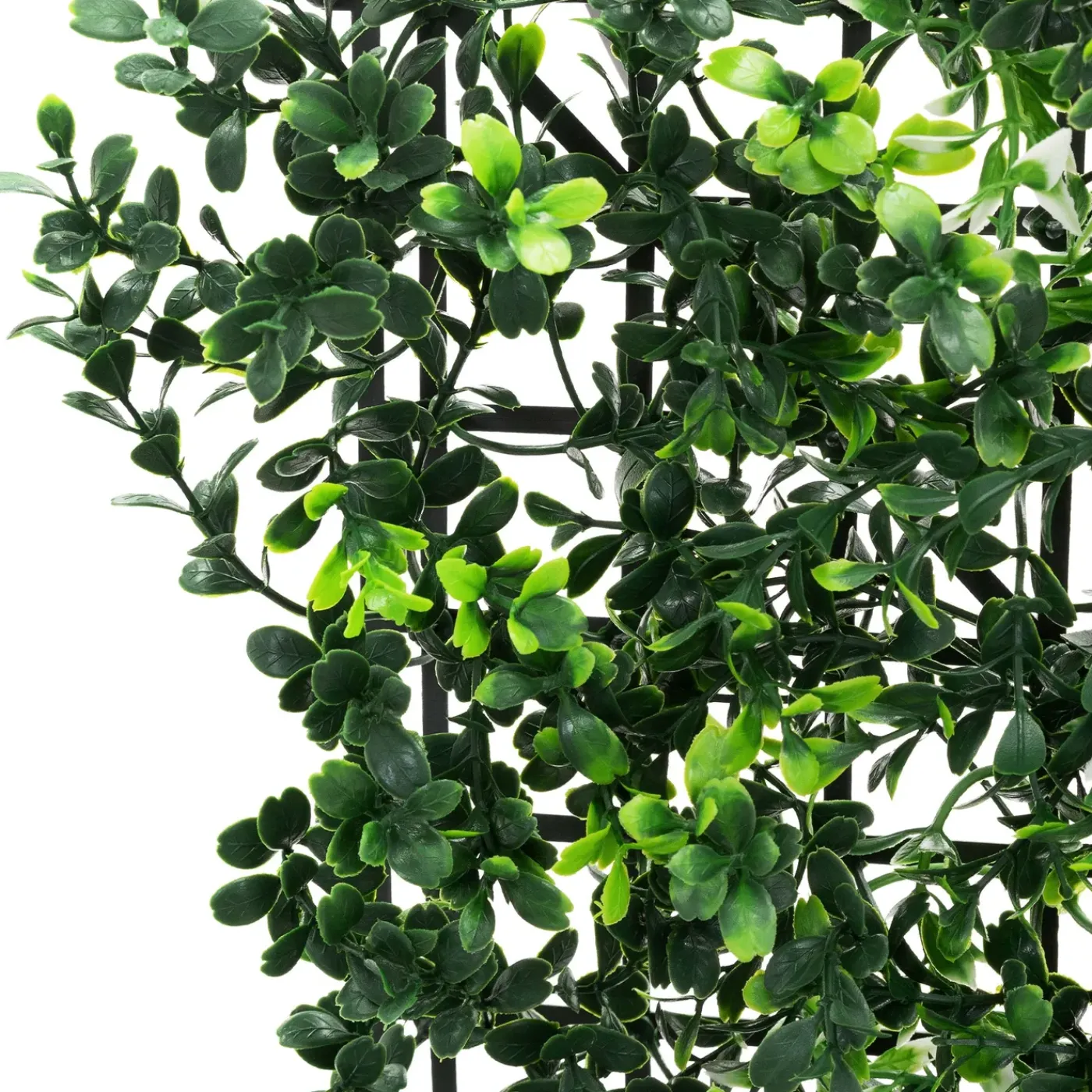 ECD Germany 4x Kunstplanten Muurpanelen 50x50 Cm Pachysandra Buiten Zichtpaneel Privacy Uv