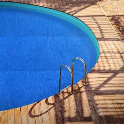 ECD Germany - Zonnefolie Voor Zwembad - Blauw - Rond Ø 600 Cm - Materiaaldikte 400 Μm