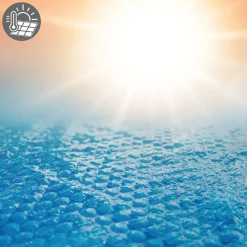 Ecd Germany - Zonnefolie Voor Zwembad - Blauw - Rond Ø 500 Cm - Materiaaldikte 120 Μm
