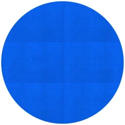Ecd Germany - Zonnefolie Voor Zwembad - Blauw - Rond Ø 500 Cm - Materiaaldikte 120 Μm