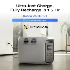 EcoFlow DELTA 3 UPS Power Station - 1800 W te boosten tot 2400 W