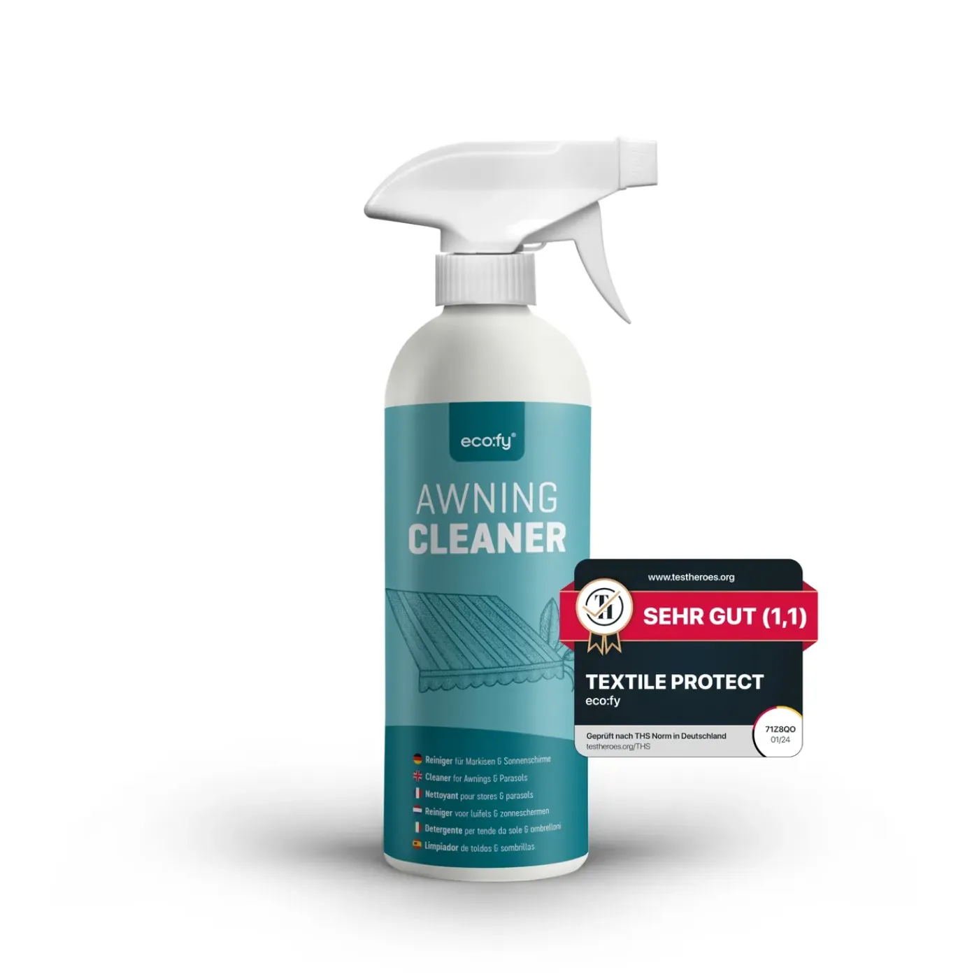 eco:fy Luifel- En Parasolreiniger - 500ml - Vuil- En Vlekverwijderaar