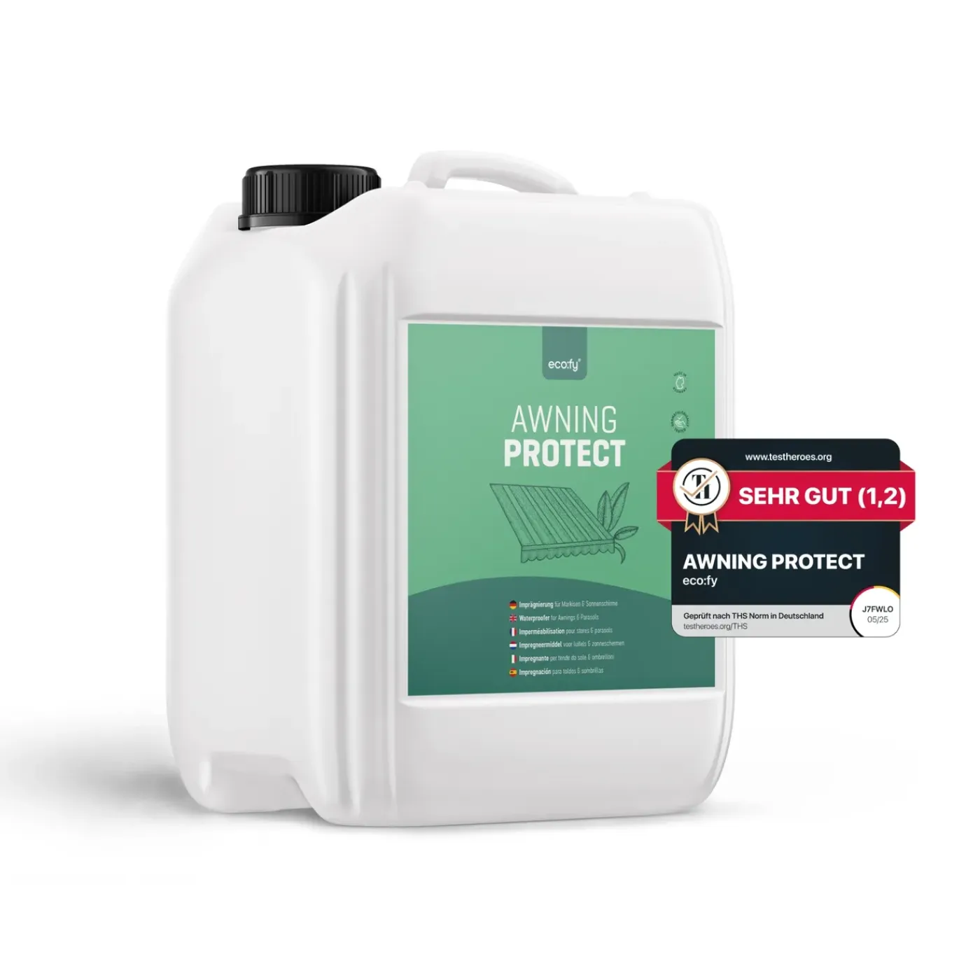 eco:fy Waterdicht Makende Spray Voor Luifels En Parasols - 5l - Langdurige Bescherming